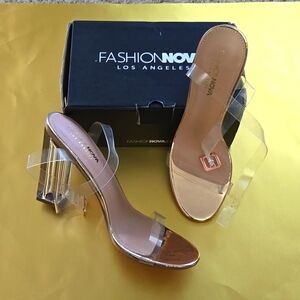 Barely There Block Heels